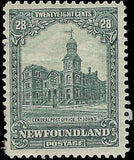 c1928 Newfoundland, Canada 28c - Sc# 158 - MH - Solid - Sm Perf Tear - Centered!