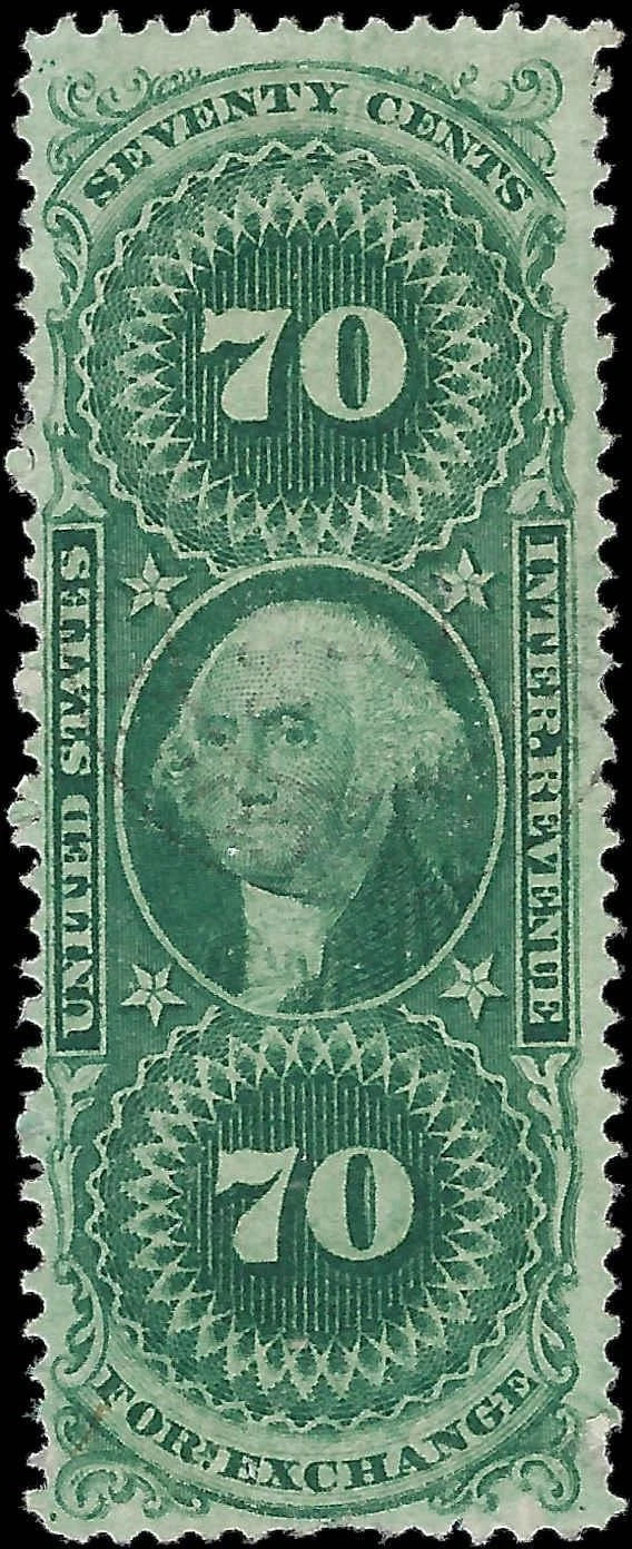1862 USA - Scott R65 - Revenue - Well Centered - Light Cancel