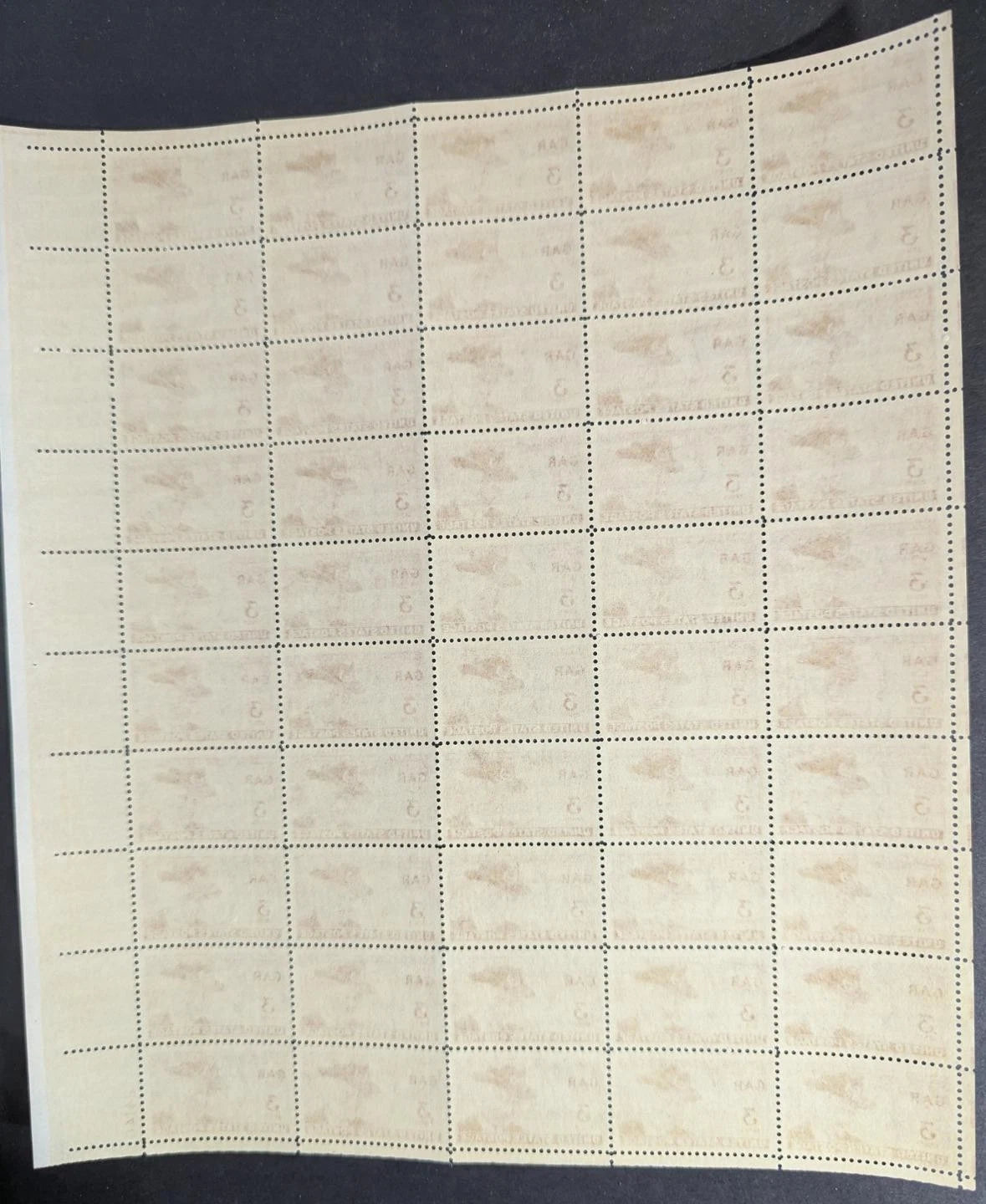 1949 USA Union Soldier 3c Sheet -Scott 985 -MNH, Undisturbed OG -No Sig Flaws -2