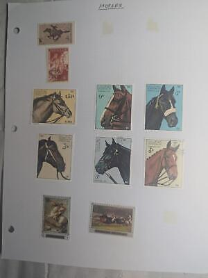 Large Lot of International Stamps on Album pages! - M&U - See ~348 Photos!
