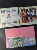Box of Misc International Stamps, Souvenir Sheets & More - 53 Photos
