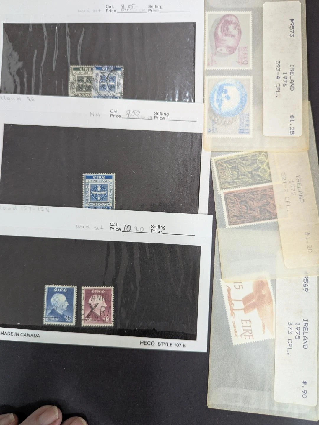 Quantity of Ireland Stamps - Unchecked -Some Better - Many Sets - See 35 Photos