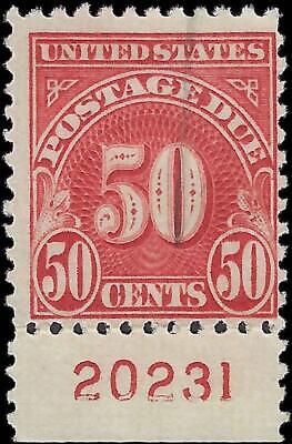 VEGAS - 1930 Postage Due 50c - Scott J76 - Used With Plate Number - P11 - FN1065