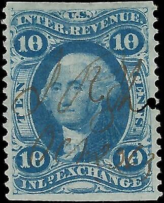 VEGAS - 1862-71 Revenue - Scott R36b Part Imperf - Solid - Very Nice!