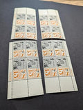1961 Statue of Liberty Airmail Plate Block Set of 4 Plate #28335 - Scott C63 - MNH