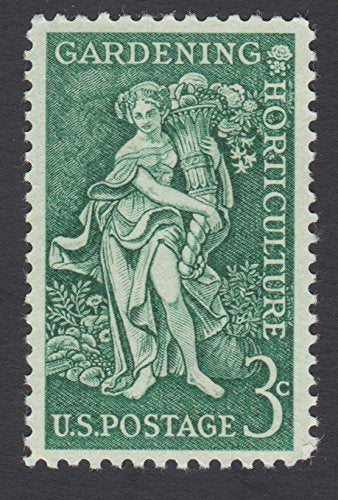 1958 Gardening and Horticulture Single 3c Postage Stamp, Scott 1100, MNH, OG