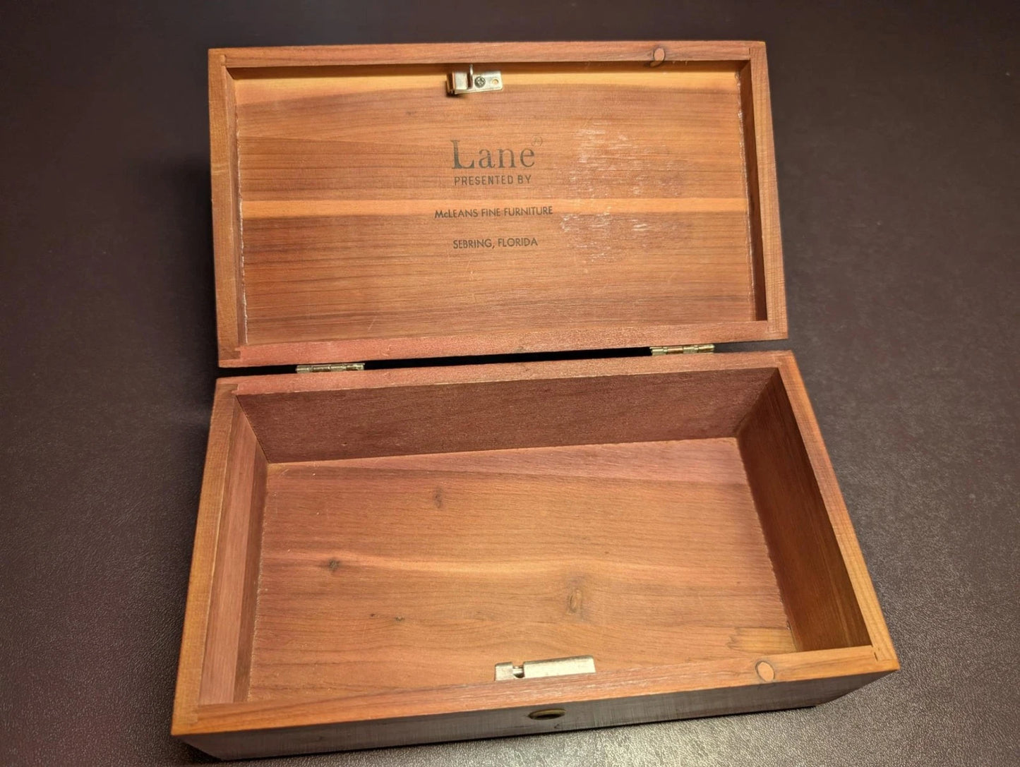 Attrractive Vintage Lane Cedar Dresser Jewelry Trinket Chest - Free Shipping -45