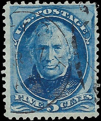 c1875 5c Taylor - Sc# 179 - Used with Excellent Centering!