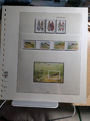 White Russia/Belarus & Moldova on Nice Lindner Pages -Some Better MNH ~69 Photos