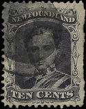 c1865 Newfoundland, Canada - Sc# 27 - Used, Edge Flaw