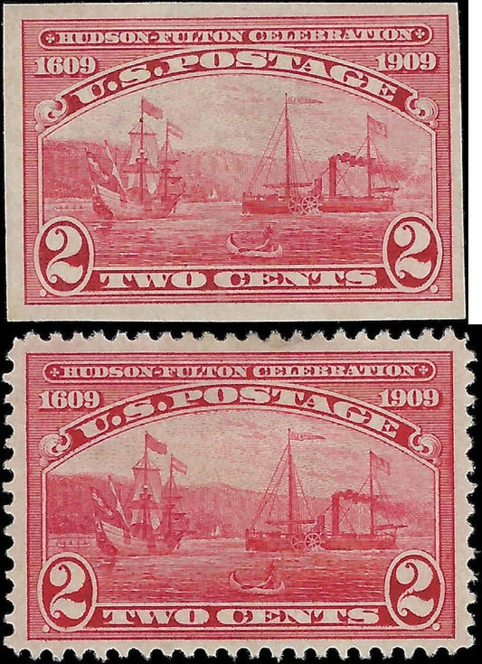 1909 USA - Scott 372-373 - 2c - Used or MNG - Premium Centering! - Solid