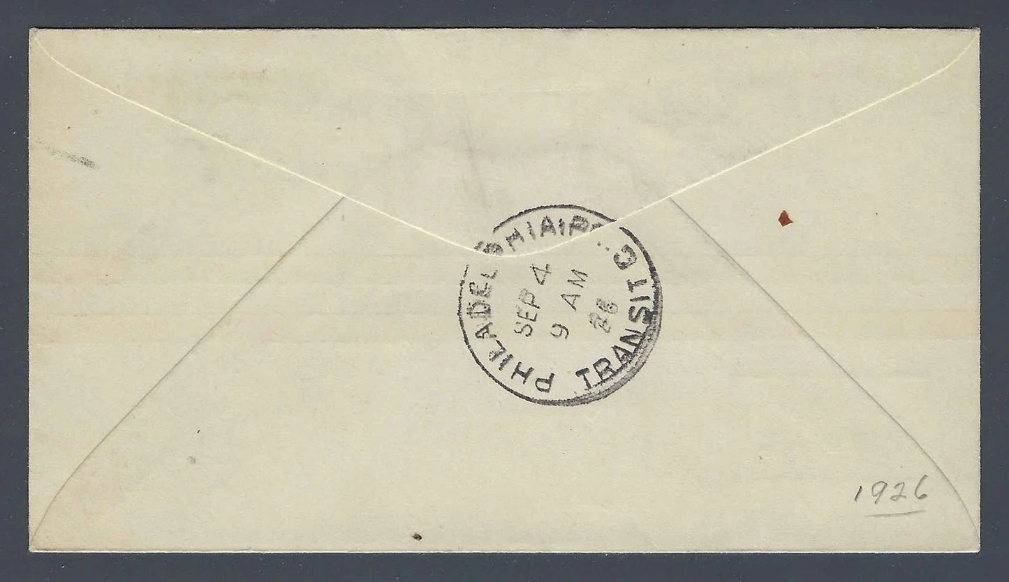 1926 Air Races Special Flight New York to Philadelphia First Flight Cover