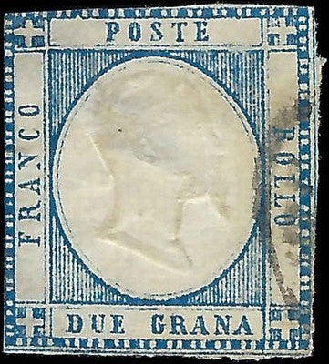 1861 Two Sicilies, Italy 2g Stamp - Scott 22