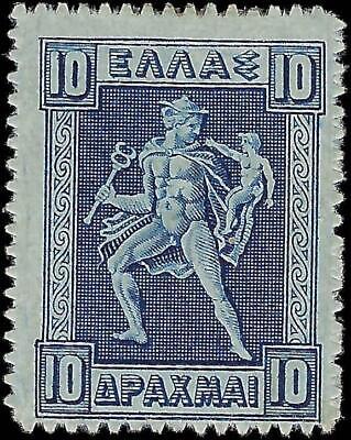 VEGAS - 1911 Greece 10d - Scott 212a (20x26.5) - MH. OG - Fresh!