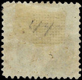 c1869 - Scott 114 3c Locomotive Stamp - Used - Nice Centering