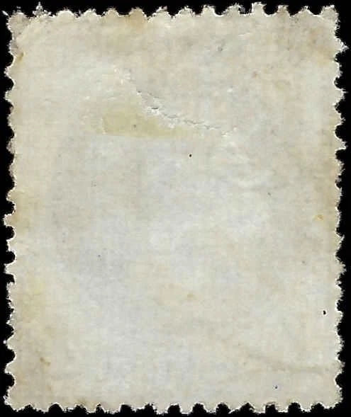 1863 France 4c - Scott 31 - Used Corner Perf Crease