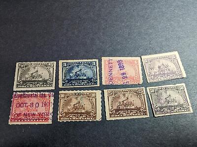VEGAS - 1898 Revenue - Scott R162-R169, R171, Used