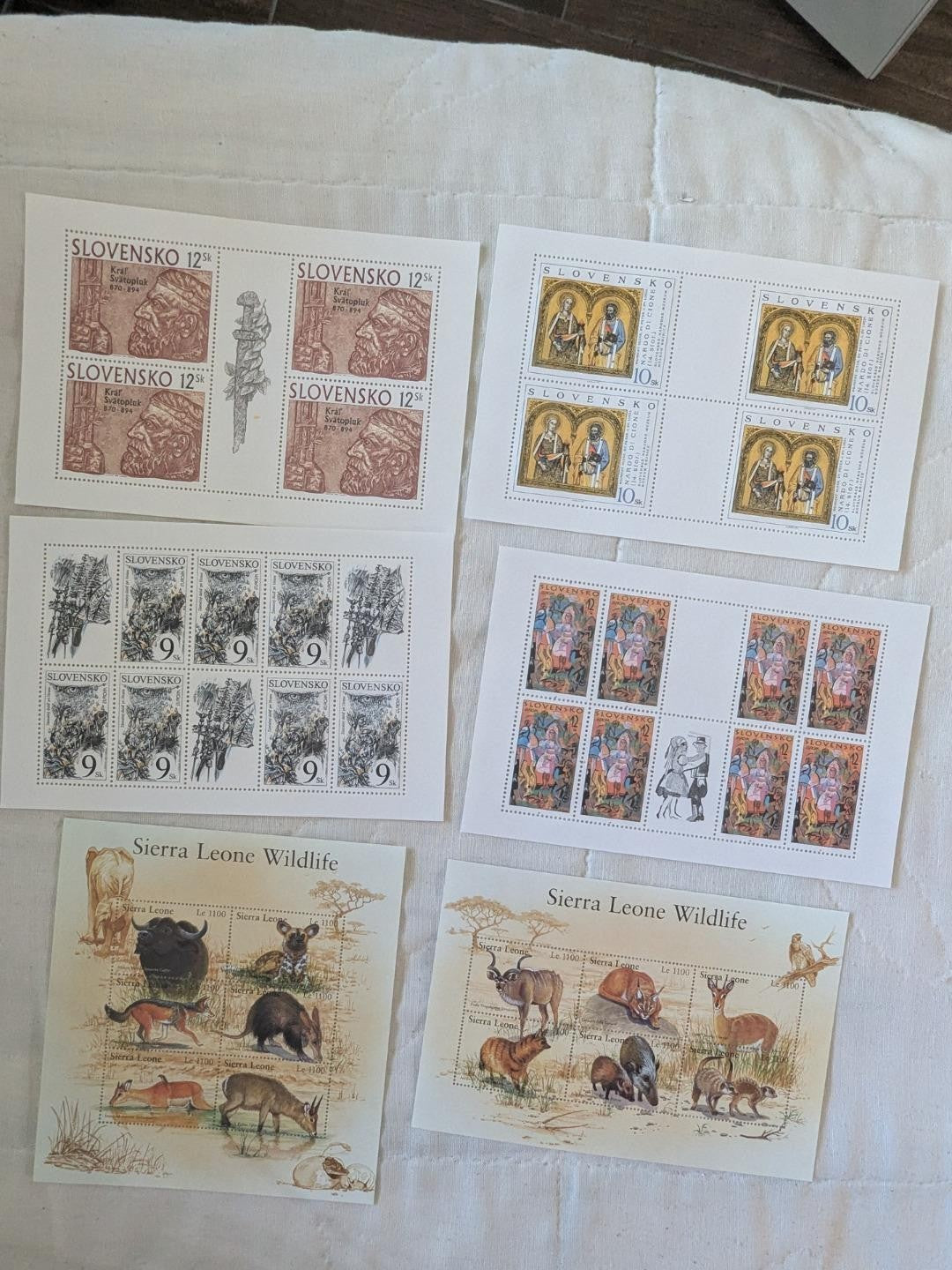 Box of Sheets/ Souvenir Sheets -Mostly Modern -Various Countries -See 46 Photos