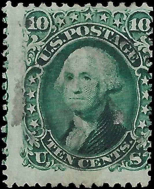 1861 USA - Scott 68 - Used - Light Cancel - Very Solid without Significant Flaws