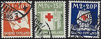 VEGAS - 1930 Finland - Semi-Postal Set - Scott B2, B3, B4