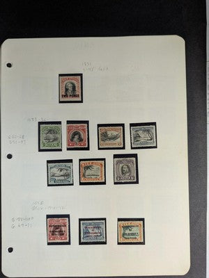 Hi Cat Captain Cook on Home Made Pages with Mounts - Mint & Used - See 15 Photos