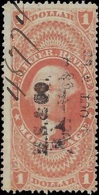 VEGAS - 1862-71 Revenue - Scott R73c - Scarce Perf Mortgage - Solid