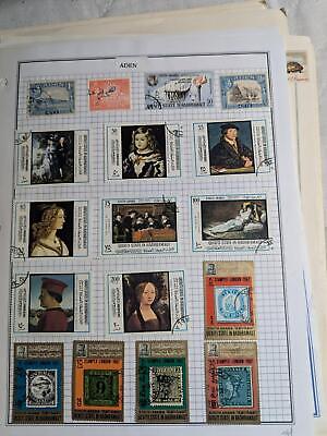Nice Lot of International Stamps on Album pages - M&U - See ~141 Photos!
