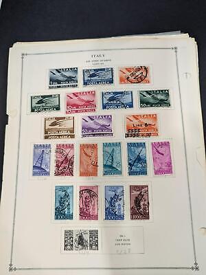 VEGAS - About WW2 to 1992 Italy on Scott Pages - Very Well Filled! - 134 Pics