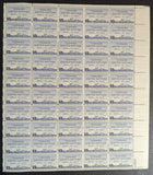 1945 USA United Nations 3c Sheet -Scott 928 -MNH, Undisturbed OG -No Sig Flaws-2
