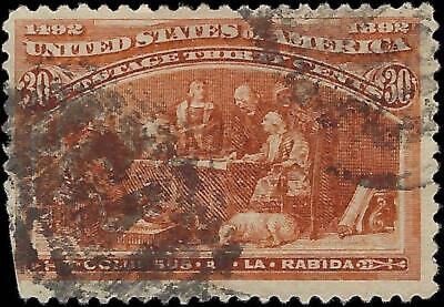 VEGAS - 1893 Columbian 30c - Scott 239 - Trimmed on one side