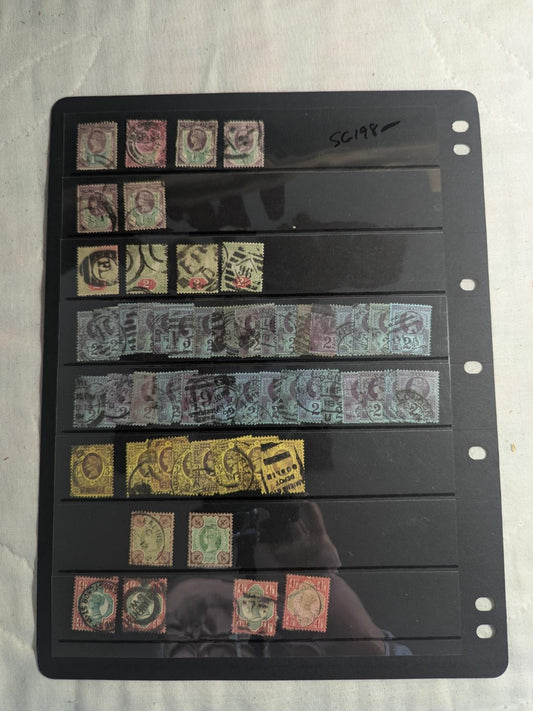 1887-1892 Great Britain Victoria Jubilee - Color Variations - Hi Cat! ~7 Photos