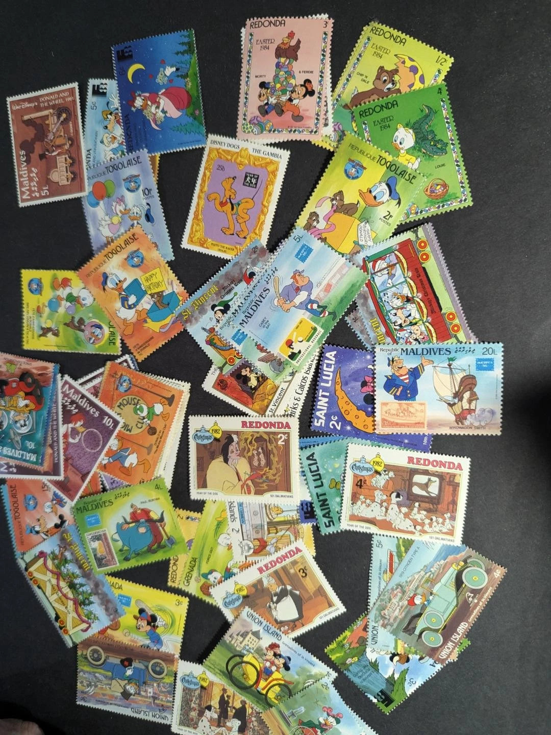 Huge Quantity of Disney Stamps! - Many Sets - Many Different -Sheets - 85 Photos
