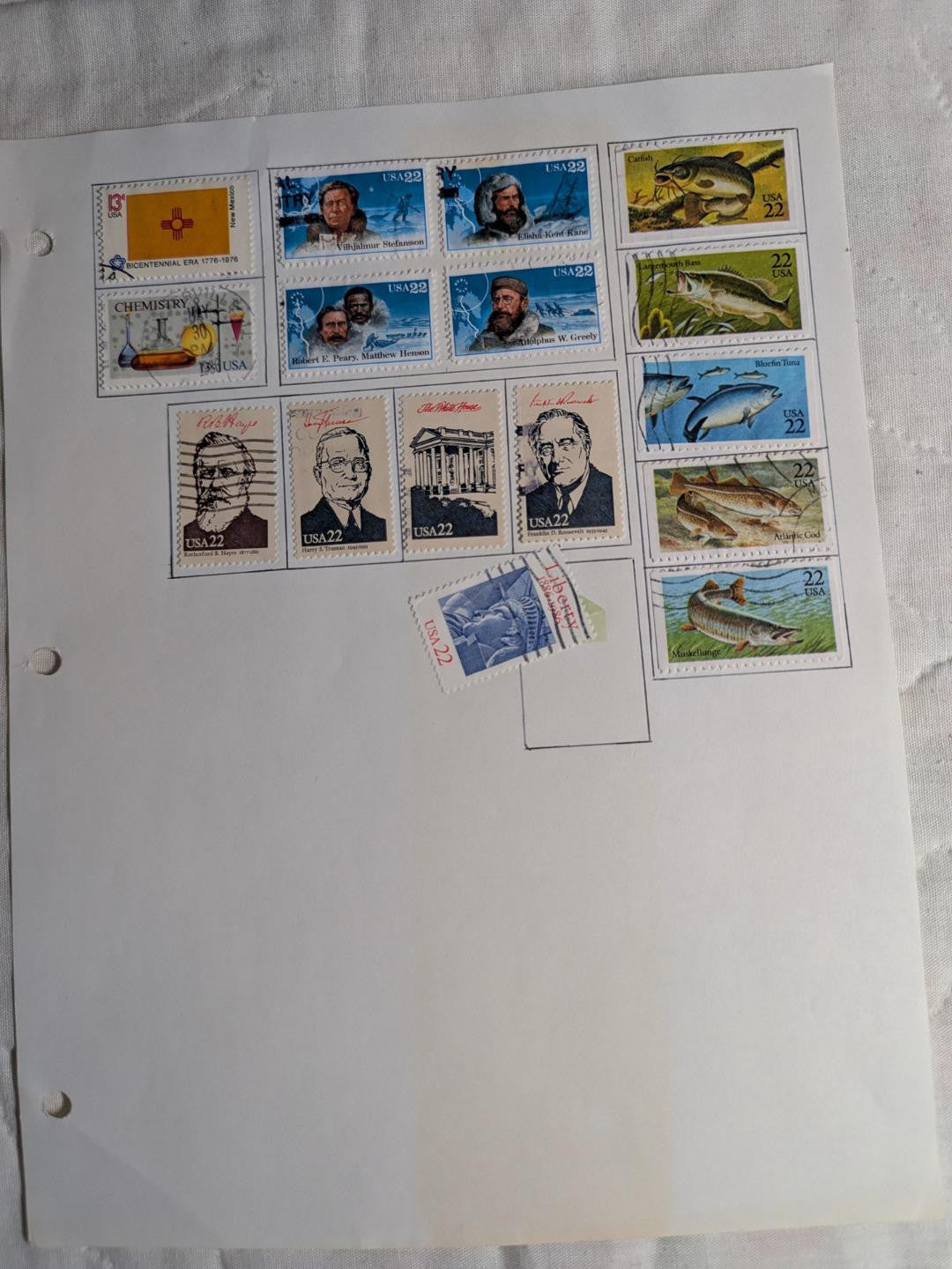 Nice Mix of USA 1930's to More Modern Stamps - Used - See ~31 Photos in Desc