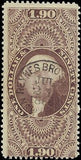 VEGAS - 1862-71 Revenue - Sc# R80c - Clean & Solid Reynes Bros Cancel