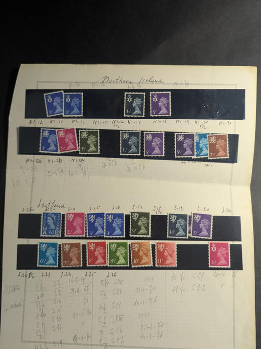 Great Britain Regional Issues Collection - Queen Elizabeth -Mostly MNH ~5 Photos