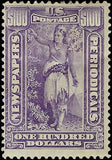 c1896 - Scott PR125 Newspaper Periodical Stamp $100 - MH, OG