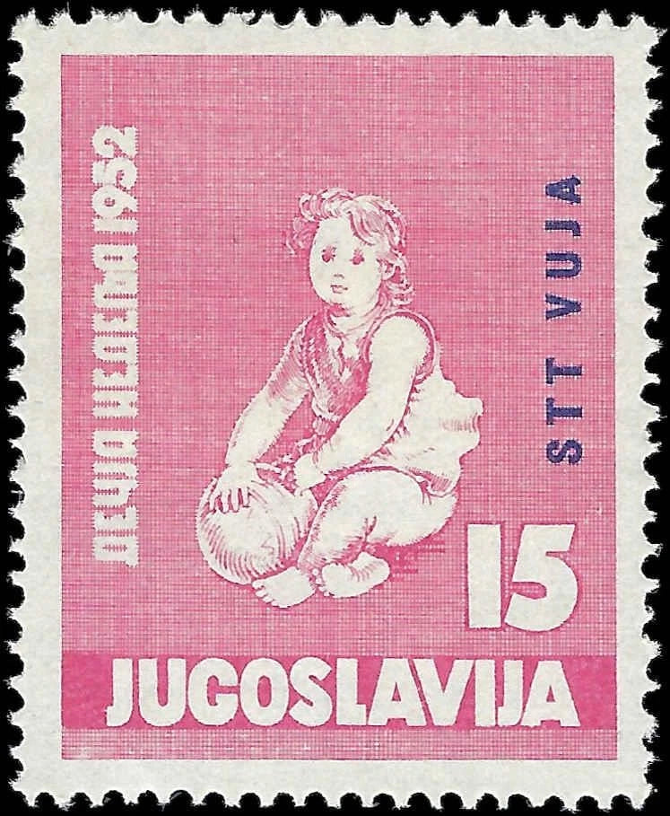 1952 Yugoslavia-Trieste Scott 60 - MNH, Undisturbed Gum
