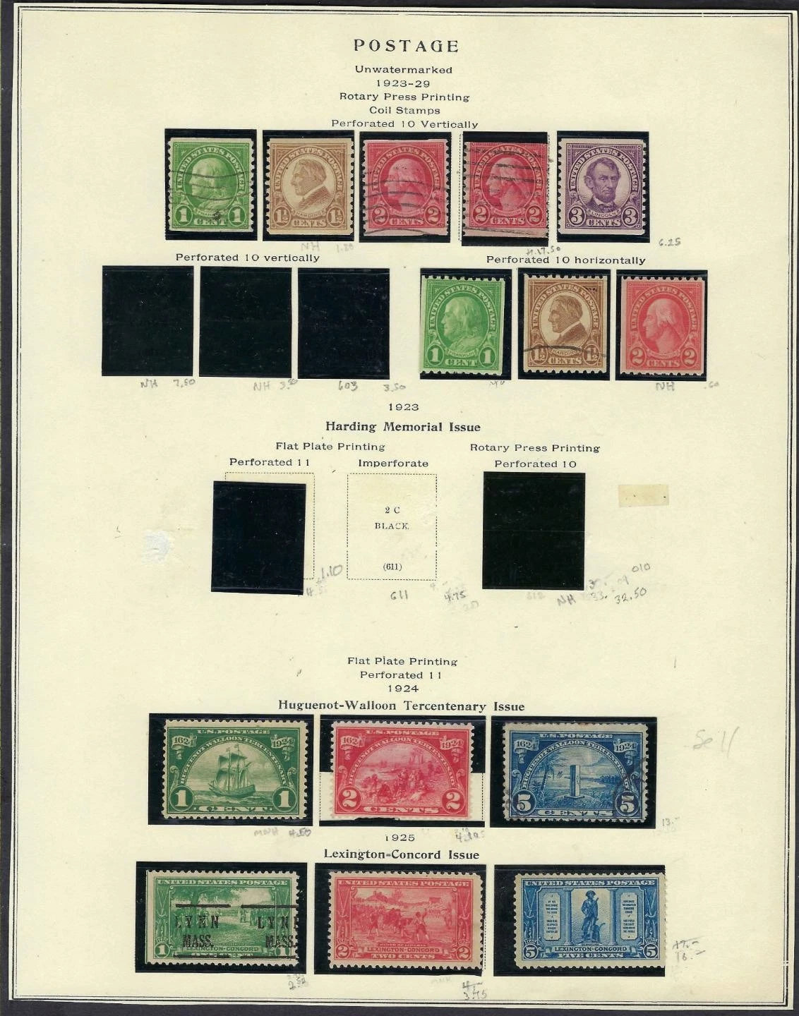 1922-34 USA Mostly Used - Many High Quality Stamps! - See 3 Pages