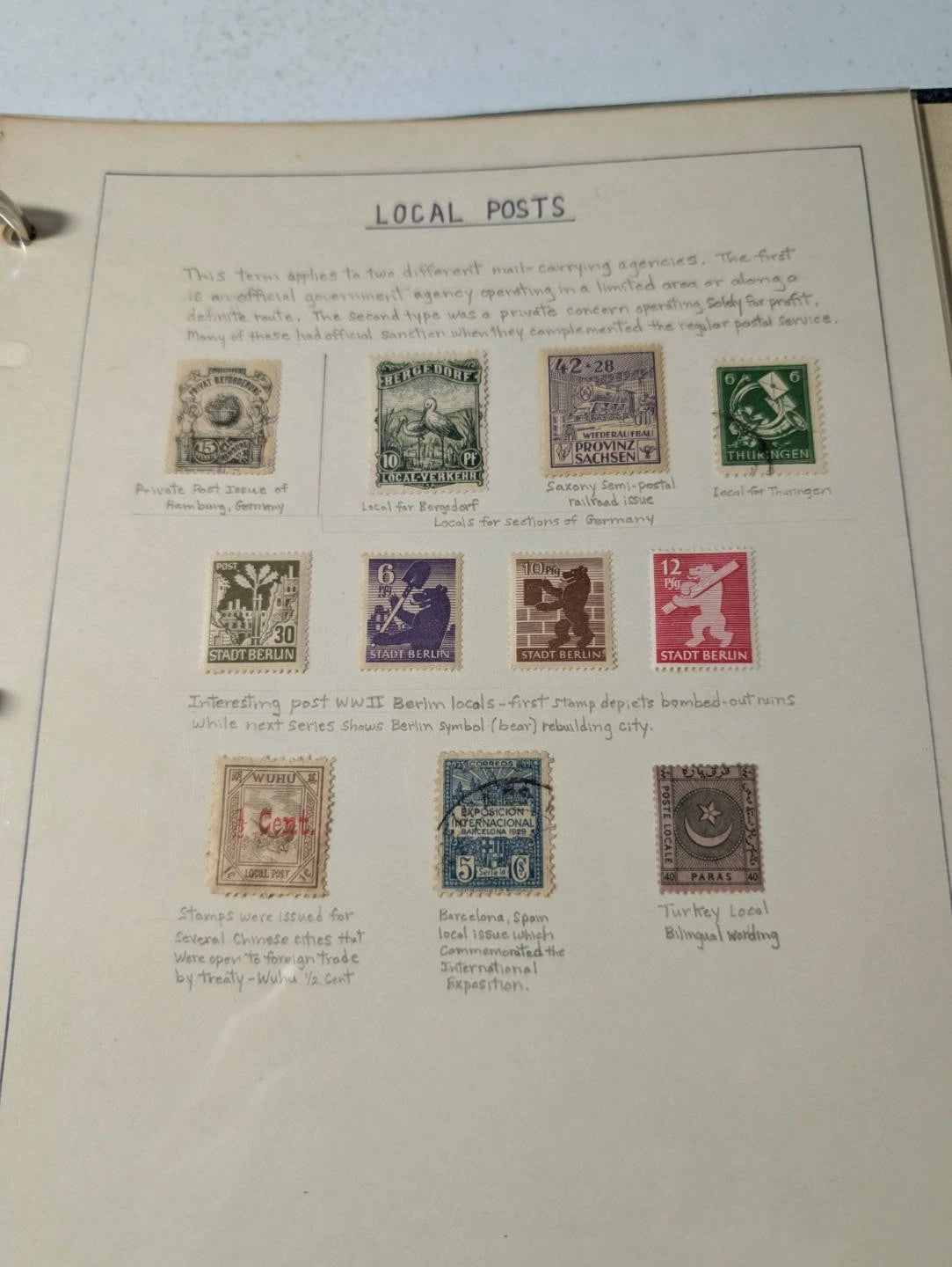 Stamp Presentation or Show Exhibit of Collection Types - Some better -45 Photos