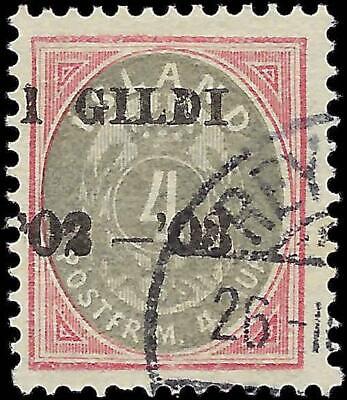 VEGAS - 1902-03 Iceland 4a - Scott 51 - Used - Solid - Nice Centering