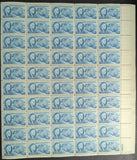 1946 USA F. Roosevelt 5c Sheet -Scott 933 -MNH, Undisturbed OG -No Sig Flaws