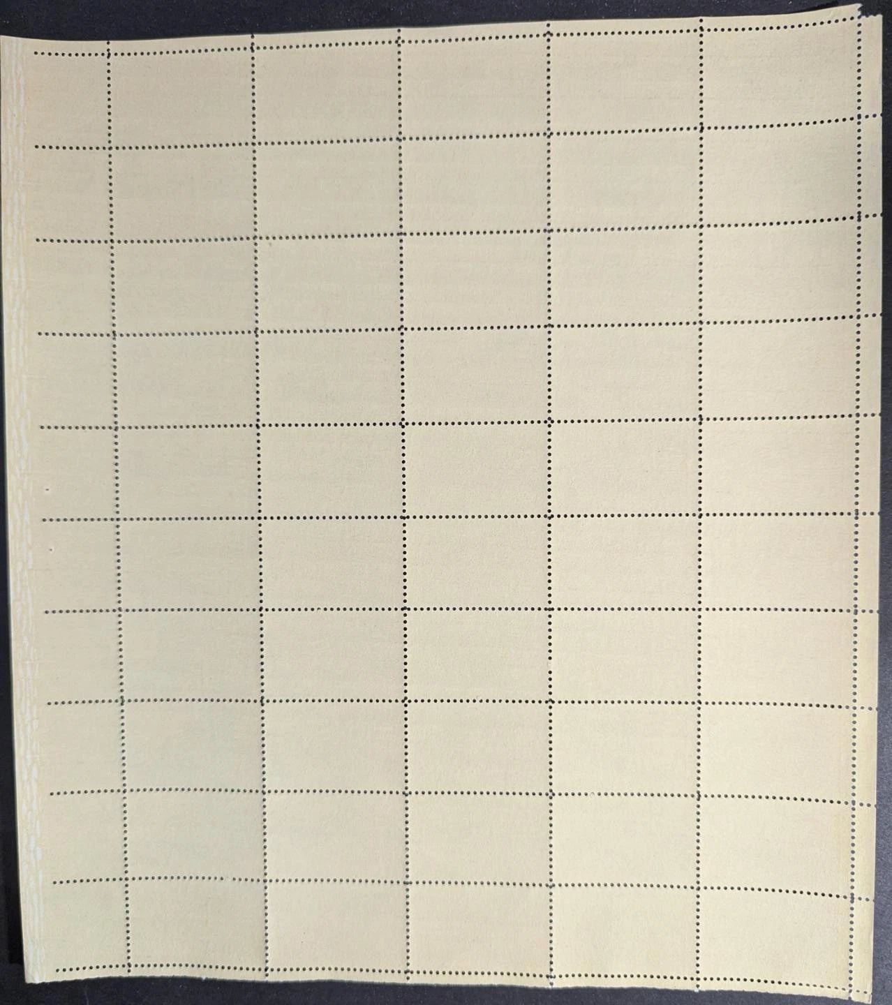 1957 USA 3c Polio Sheet -Scott 1087 -MNH, Undisturbed OG - Corner Piece Missing