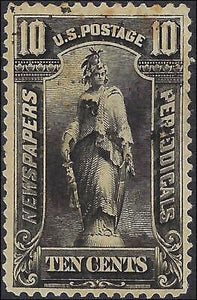 VEGAS - 1895-97 Newspaper Periodical - Scott PR117 - Solid - No Hidden Flaws