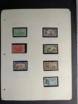 Hi Cat Captain Cook on Home Made Pages with Mounts - Mint & Used - See 15 Photos