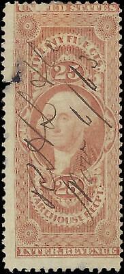 VEGAS - 1862-71 Revenue - Scott R50c - Tear Left Side
