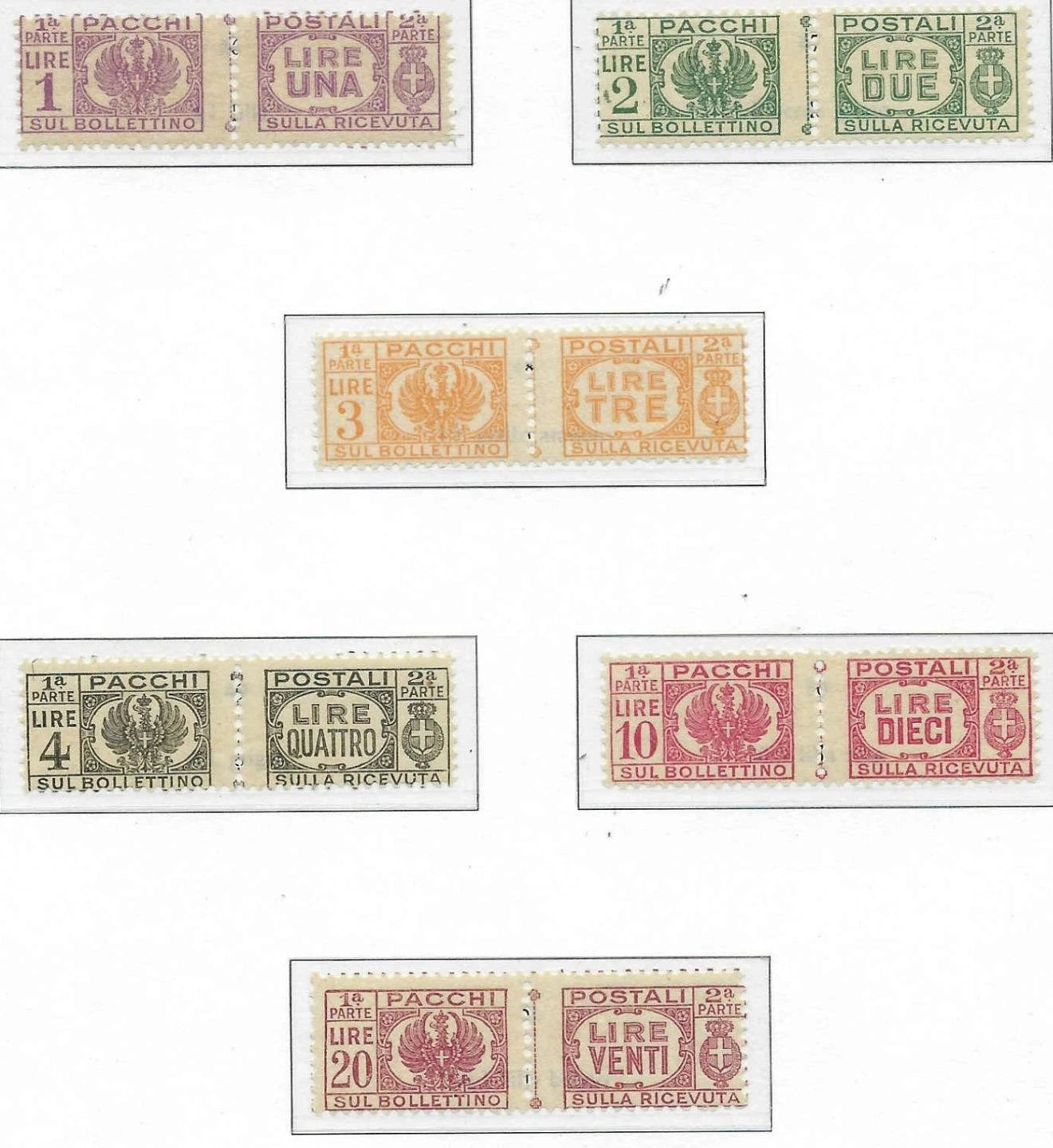 1946 Italy Postage Due - Scott Q55-Q60 - All MNH, Undisturbed OG! - Choice Set!