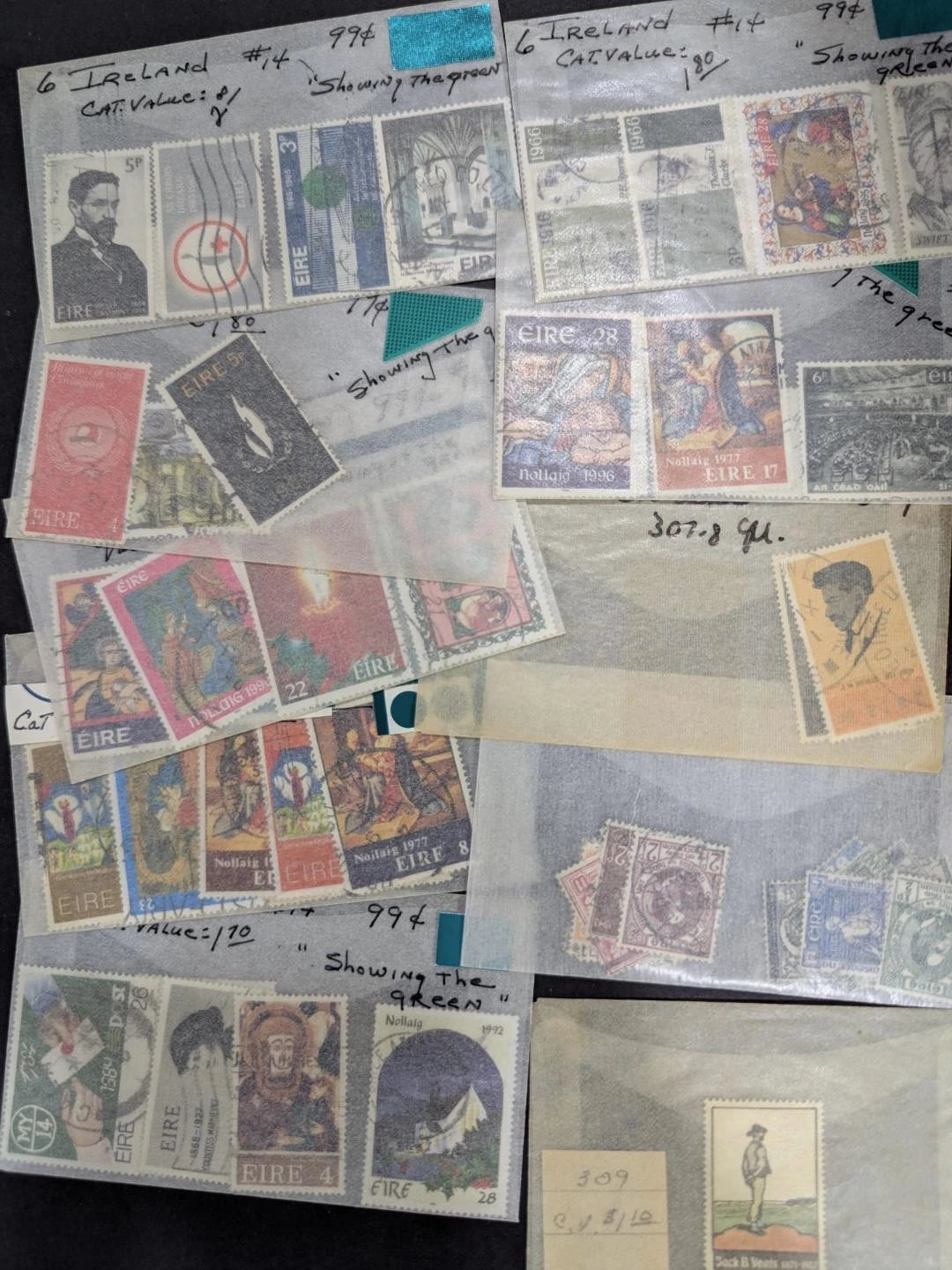 Quantity of Ireland Stamps - Unchecked -Some Better - Many Sets - See 35 Photos