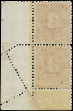 c1895 - Postage Due Sc# J40 Mint Disturbed Gum with Interesting Perf Shift -READ