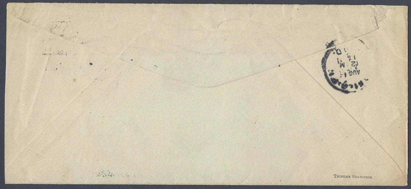 1905 Philippines OB Official Cover Bacolod Bureau Internal Revenue HR Harmer