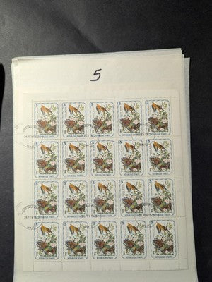 Haiti Audubon Birds Collection of About 66 Sheets - 9 Photos